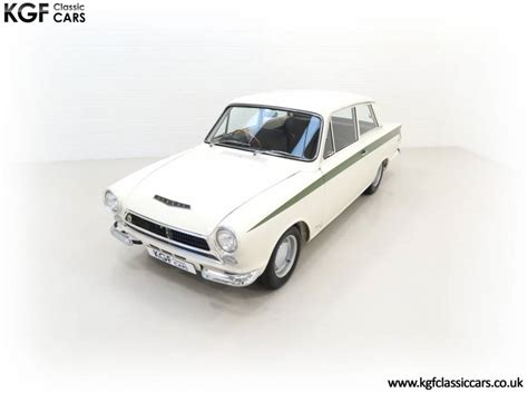 A Very Early Pre Aeroflow Ford Lotus Cortina Mk Ermine White