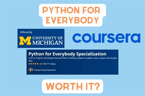 Coursera Python For Everybody Course Review 2023