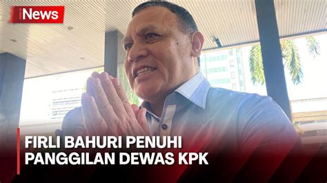 Terkait Pelanggaran Etik Firli Bahuri Penuhi Panggilan Dewas KPK Hari