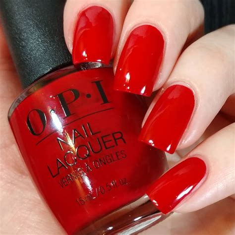 Opi Tell Me About It Stud I Needed Another Red Creme Like I Needed A