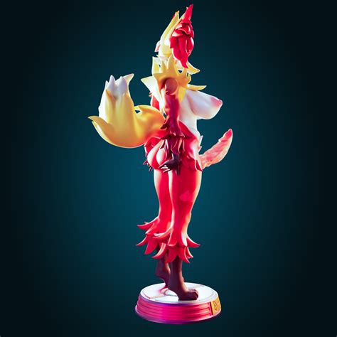 Archivo D Delphox Thicc Pokemon Mam Modelo De Impresi N D Modelo