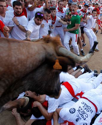 Spanish Bullfighter Lopez Simon Assisted After Editorial Stock Photo