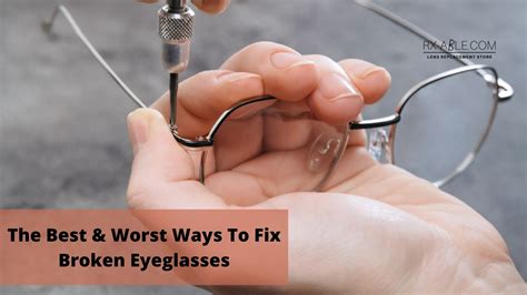 How To Fix Broken Glasses A Guide To Home Eyeglass Repair Fix Broken Mi Uk