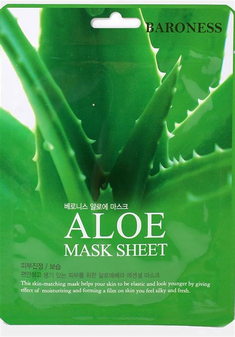 Baroness Aloe Soothing Mask Sheet Zklidňující Hydratační Jednorázová