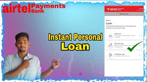 Airtel Personal Loan Instant Airtel Payment Bank Personal Loan