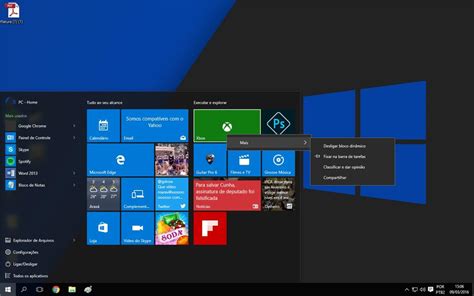 Menu Iniciar - Windows 10. - Microsoft Community