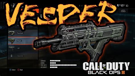 Black Ops 3 BEST CLASS SETUP VESPER BEST CLASS SETUP BLACK OPS 3