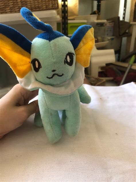 Vaporeon Plush, Hobbies & Toys, Toys & Games on Carousell