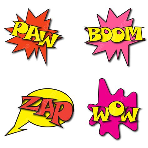 Comic Burst Clipart Png Images Comic Burst Text Collection New