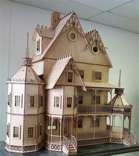 1 12 Scale Wooden Dollhouse Kit Ashley Abigail A Gothic Victorian