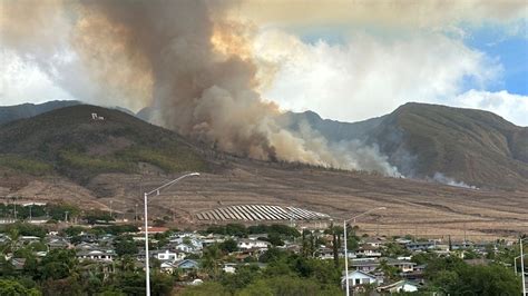 Residents Warned Of Potential Evacuations As A Large Brush Fire Burns