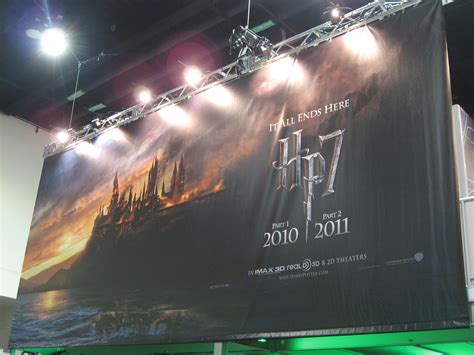 IMG 4842 The Harry Potter 7 Movie Poster At The WB Booth Pat Loika