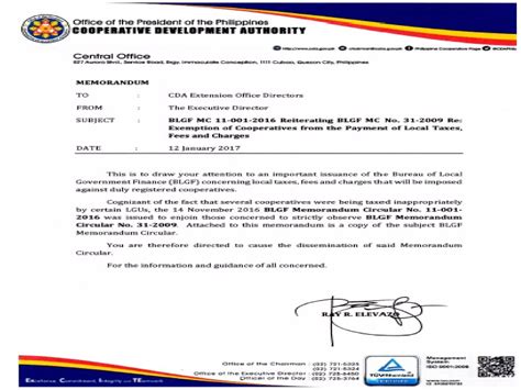 Exemption of Cooperatives from the payment of local taxes, fees, and