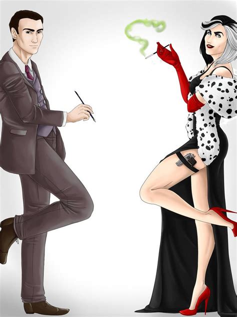 Cruella and Isaac | Once upon a time, Cruella, Couples costumes