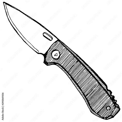 Hunting Knife Drawing