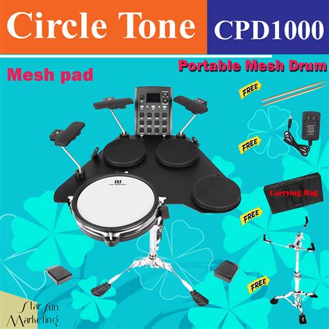 Tone Circle Cpd Electronic Electric Portable Digital Drum Drums Pad