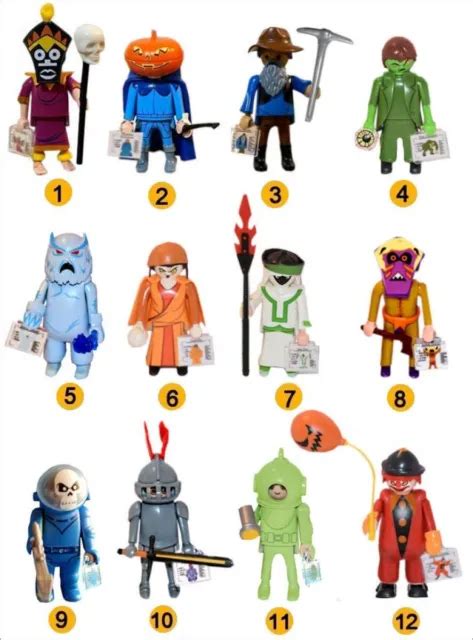 Playmobil Scooby Doo Serie Figuras Misterio Set Completo