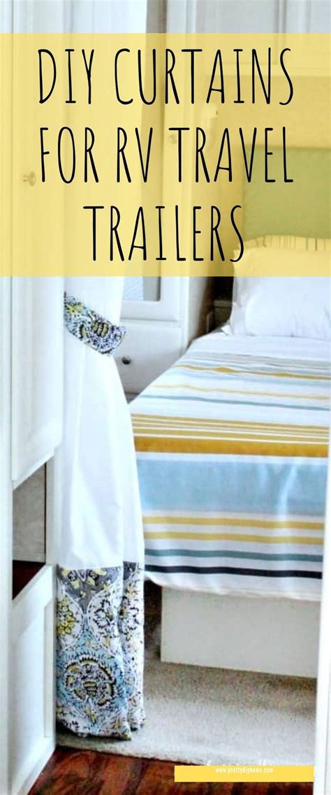 Diy Curtains For Rv Travel Trailers Are A Simple Inexpensive Way To