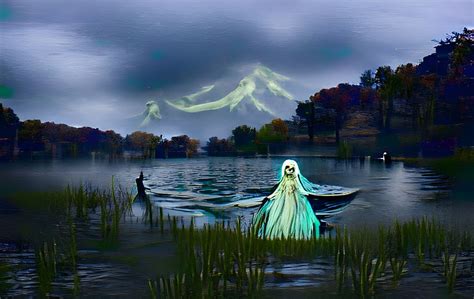 The Lady Of The Lake Ai Generated Artwork Nightcafe Creator