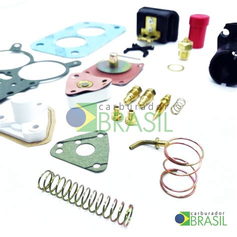 Kit De Reparos Parcial Para Carburador Solex H 34 SEIE Opala Caravan