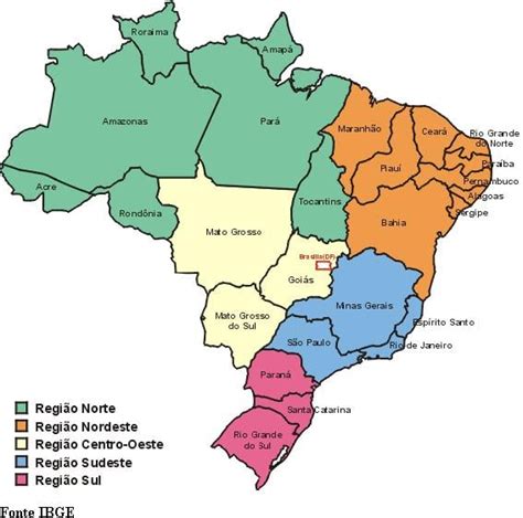 Estados E Capitais Do Brasil Mapa Regi Es Popula O Pib E Idh