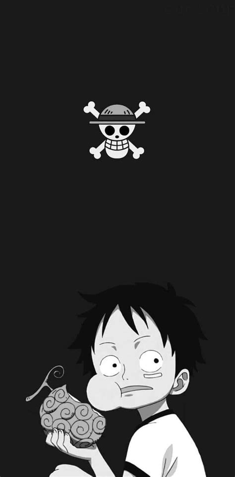 [100+] Luffy Black And White Wallpapers | Wallpapers.com