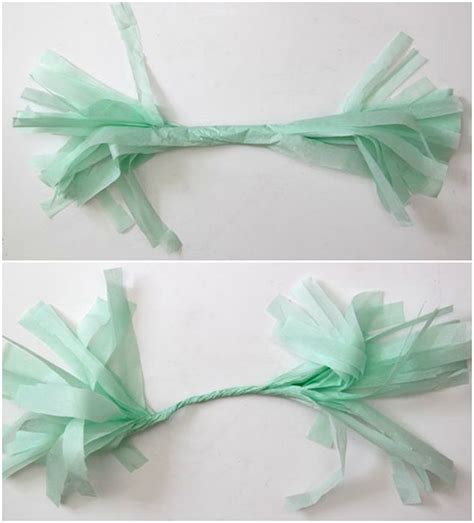 How To Make Tissue Paper Tassel Garland Smashed Peas And Carrots