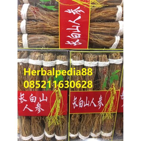 Jual Ginseng Korea Akar Ginseng Merah Hong Shen Xu Gram