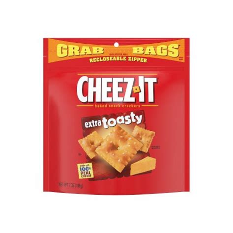 Cheez-It Extra Toasty Crackers 7 oz. 6/Carton (24100-11791) KEE11791, 1 ...