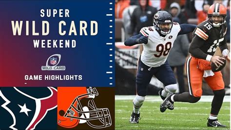 Houston Texans Vs Cleveland Browns FULL GAME AFC Super Wild Card