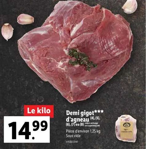 Promo Demi Gigot D Agneau Chez Lidl ICatalogue Fr