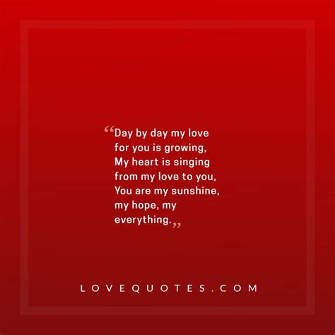 Day By Day - Love Quotes