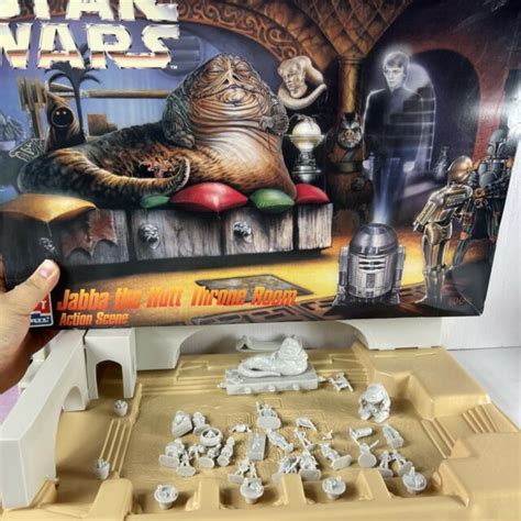 AMT ERTL 8262 Star Wars Jabba The Hutt Throne Room Model Kit 1995