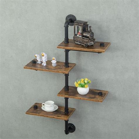 Williston Forge Dunte Piece Metal Floating Shelf Wayfair