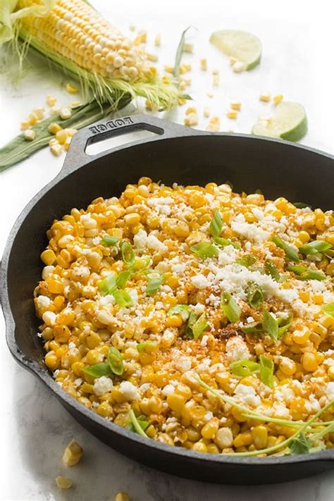 Skillet Mexican Street Corn The Lemon Bowl