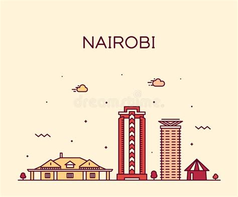 Nairobi Skyline Stock Illustrations 166 Nairobi Skyline Stock