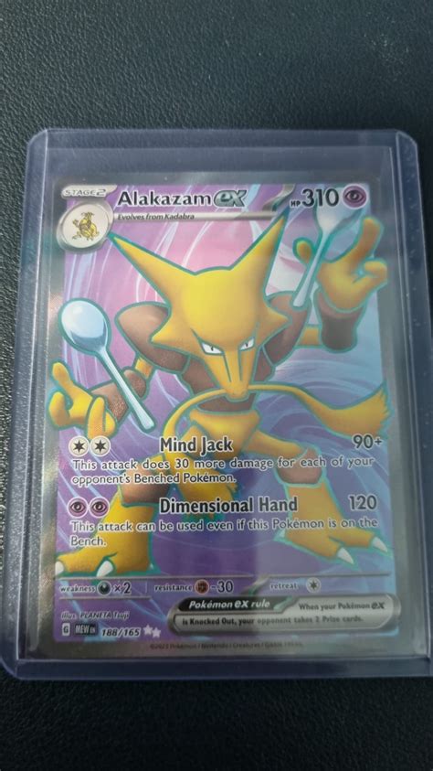 Alakazam Ex Full Art Fa Pokemon Hobbies Toys Toys