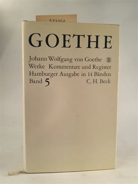 Goethe Johann Wolfgang Von Goethes Werke Teil Bd 5 Dramatische