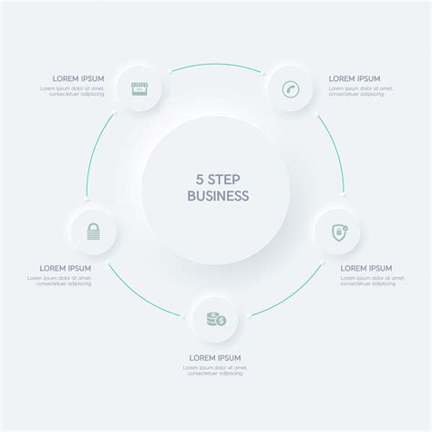 premium vector  circle   word step