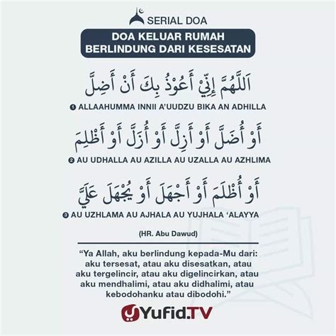 Doa Keluar Rumah Rumi