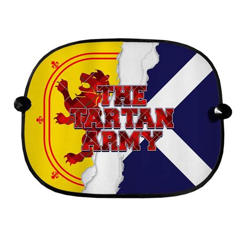 The Tartan Army Rip Car Sun Shade Set Of 2