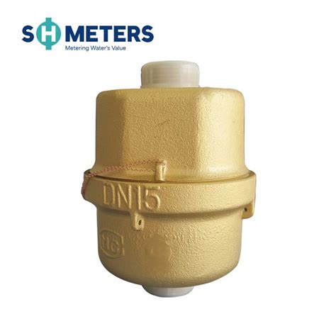 Brass Body Volumetric Piston Type Cold Water Meter Manufacturers