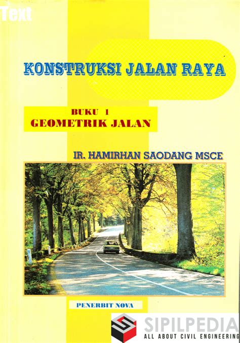 Konstruksi Jalan Raya Buku Geometrik Jalan Sipilpedia