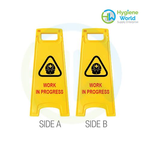 Safety Floor Signage Work In Progress Lazada