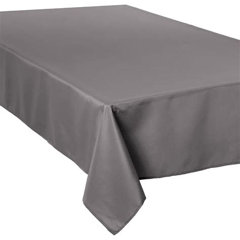 Nappe Rectangulaire Anti Tache L300 Cm Lina Grise Linge De Table