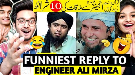 Mufti Tariq Masood Funniest Reply To Engineer Muhammad Ali Mirza Youtube