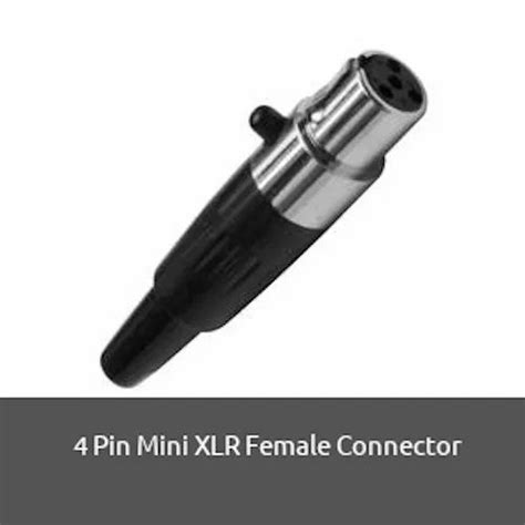 Female Jack Pin Mini Xlr Female Connector At Piece In New Delhi