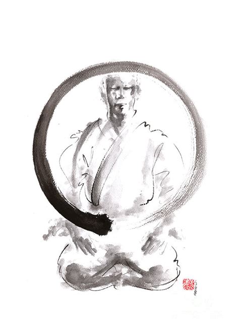 Enso Zen Circle Martial Arts Painting By Mariusz Szmerdt Fine Art