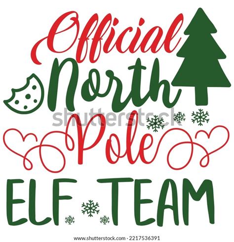 Official North Pole Elf Team Merry Stock Vector (Royalty Free) 2217536391 | Shutterstock