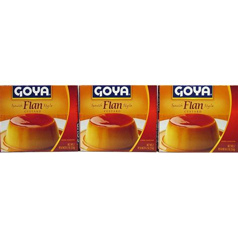 Goya Spanish Style Flan Box Pack Of 3